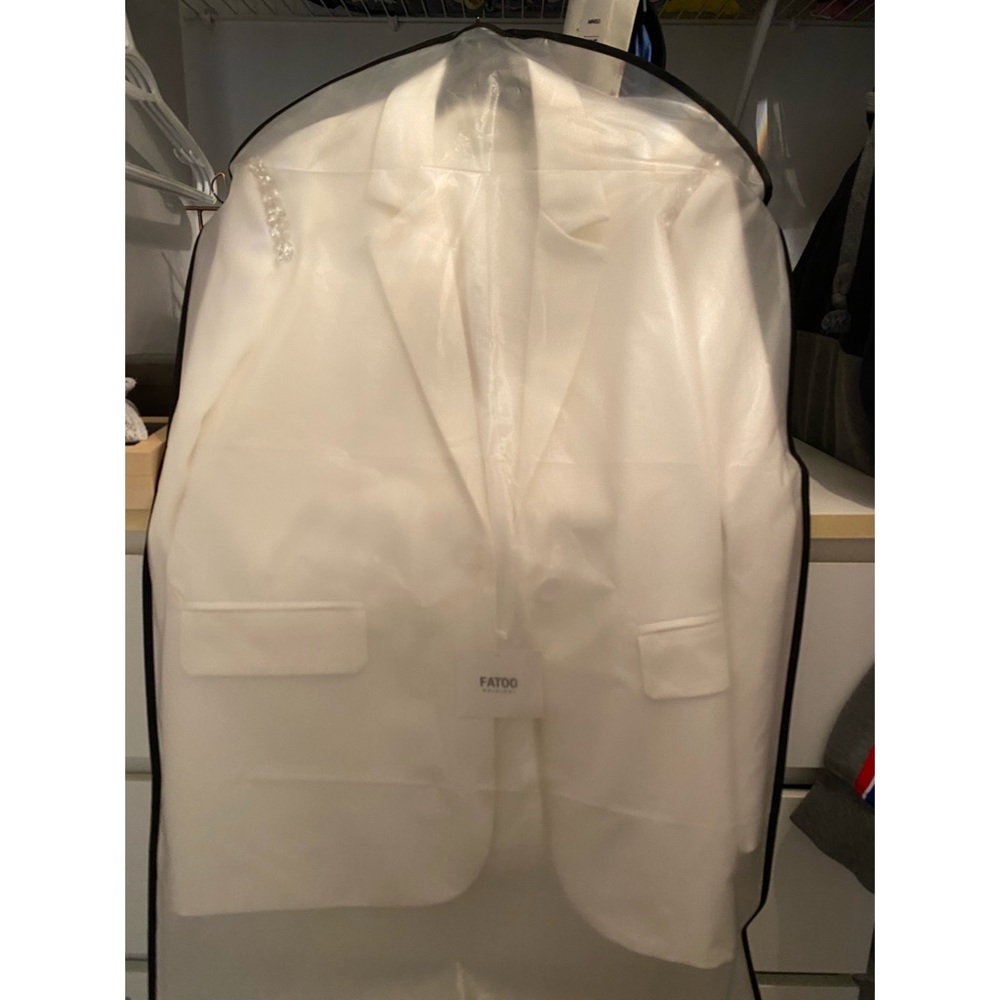 Oversize White Blazer Brand New with Crystal